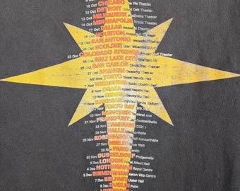 Vintage 1993 Brian May Tour T-shirt Queen Rock Band English
