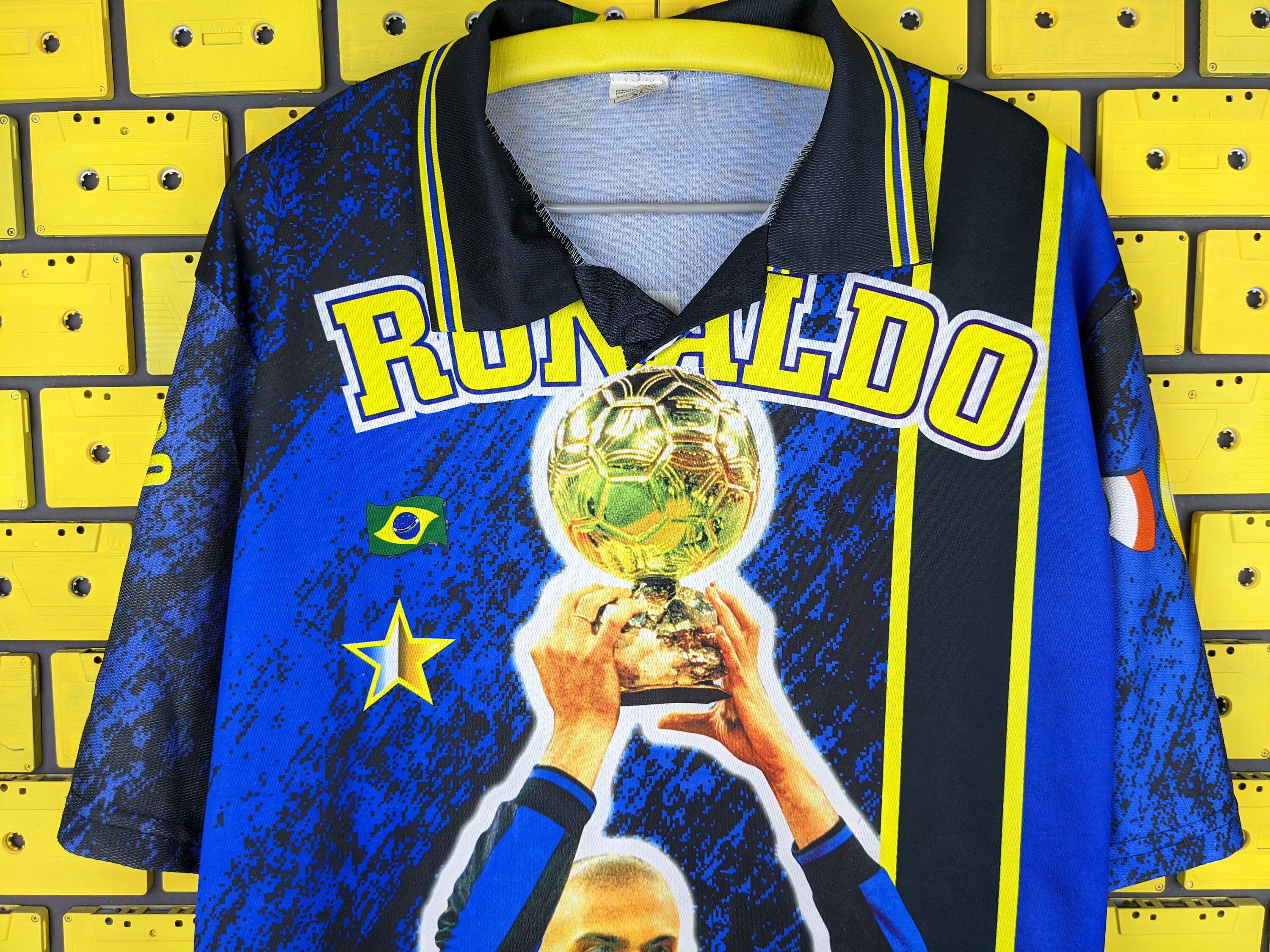 Vintage jaren '90 Ronaldo El Fenomeno Jersey Shirt Inter - Etsy Nederland