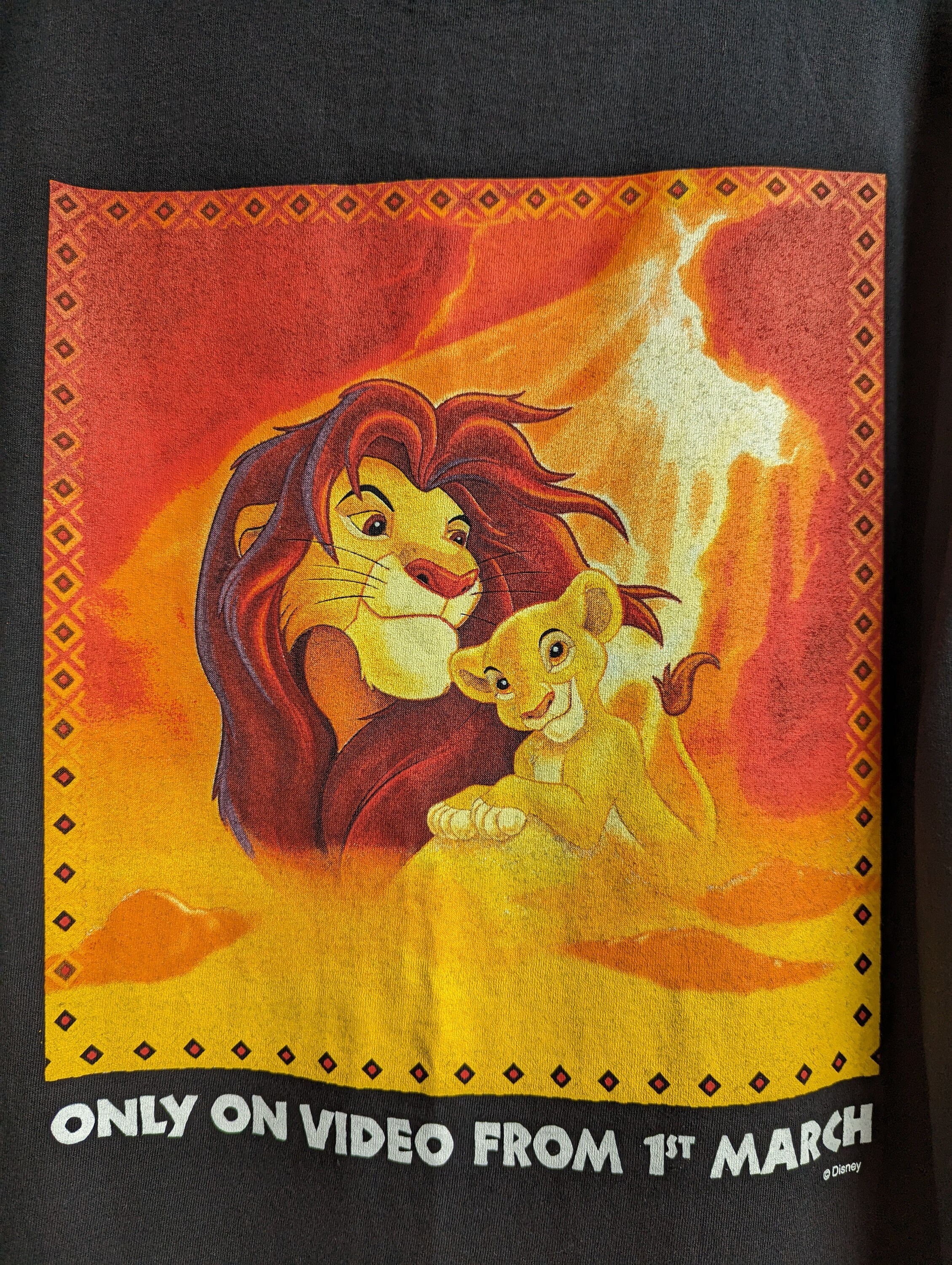 Vintage 90s the Lion King T-shirt Simba's Pride Disney Vintage 90s the Lion King T-shirt Simba's Pride Disney