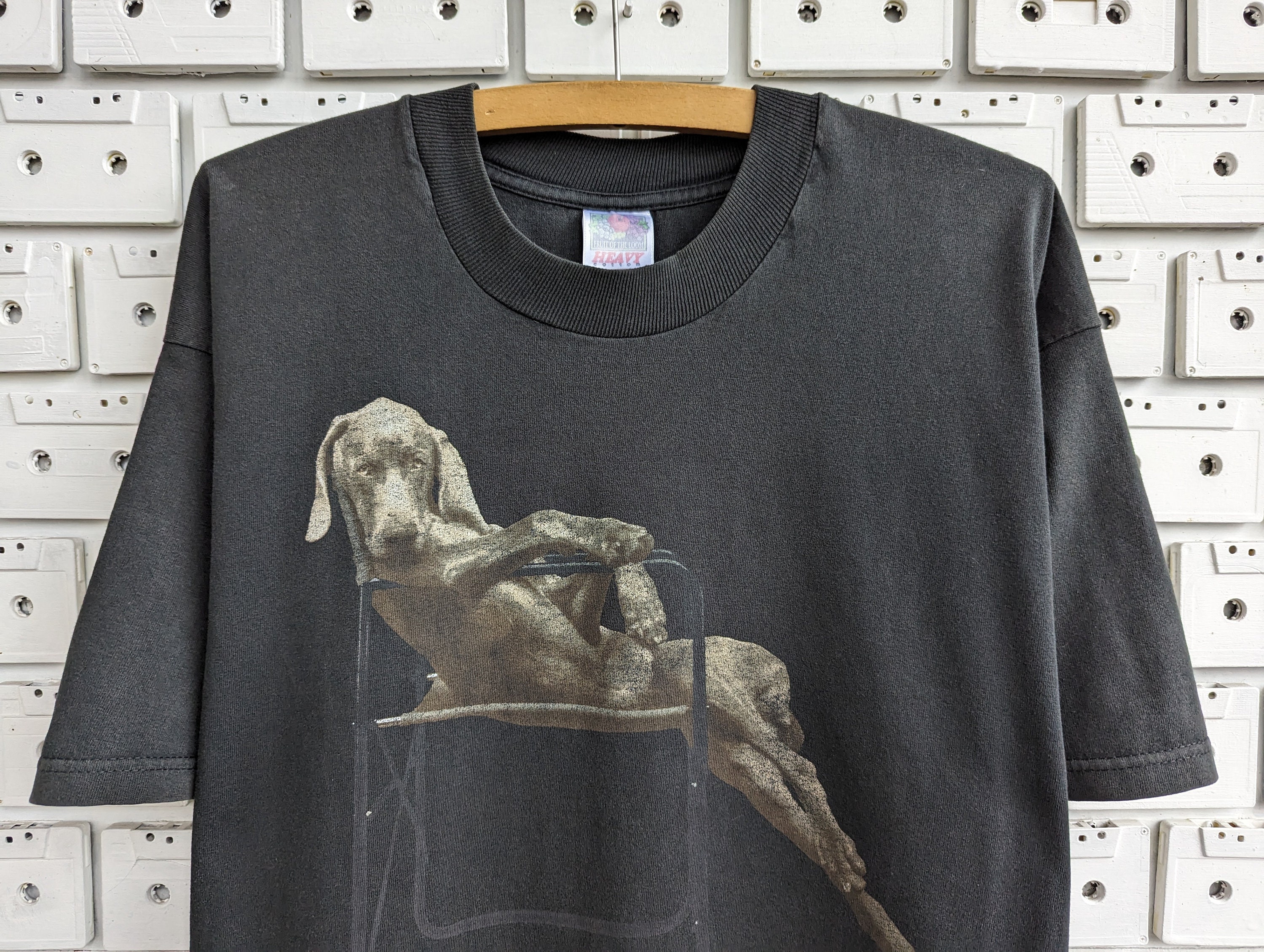 Vintage 1994 William Wegman T-shirt Lolita Weimaraner Dog Breed