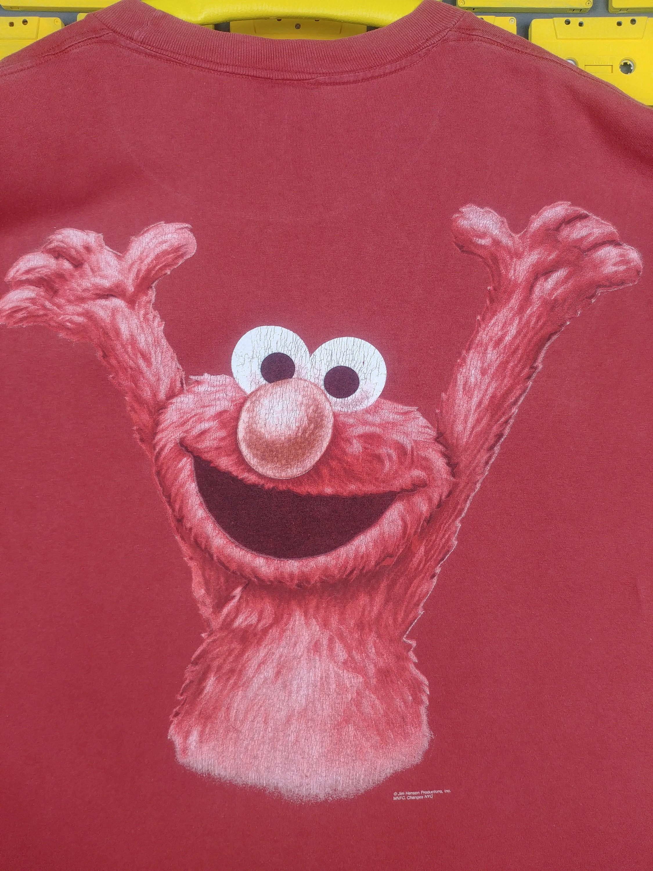 Vintage 90s Sesame Street T-shirt Elmo Monsterwear Cookie Monster
