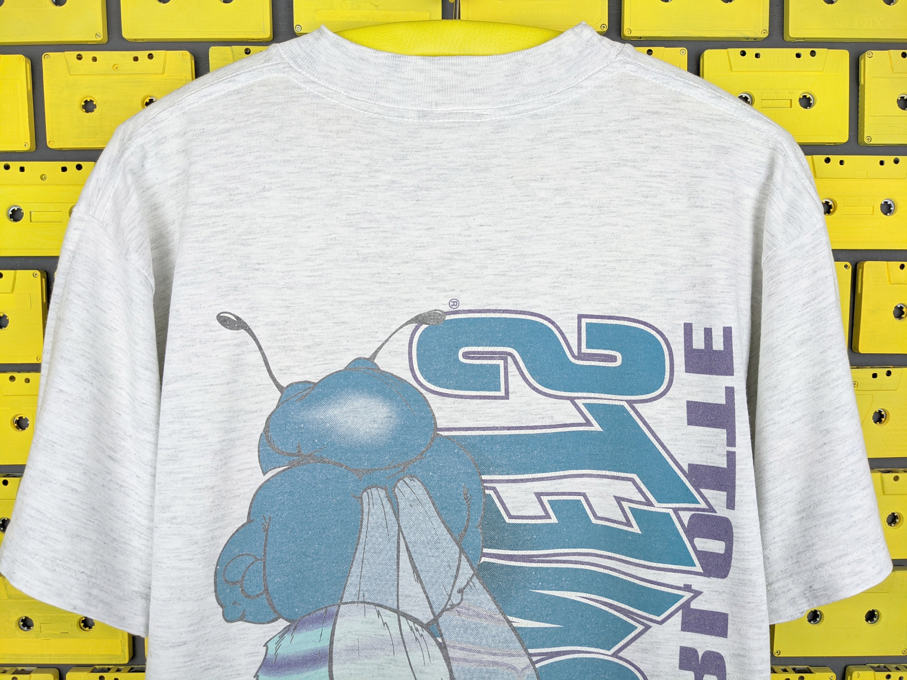Vintage Charlotte Hornets Facts Tee Shirt