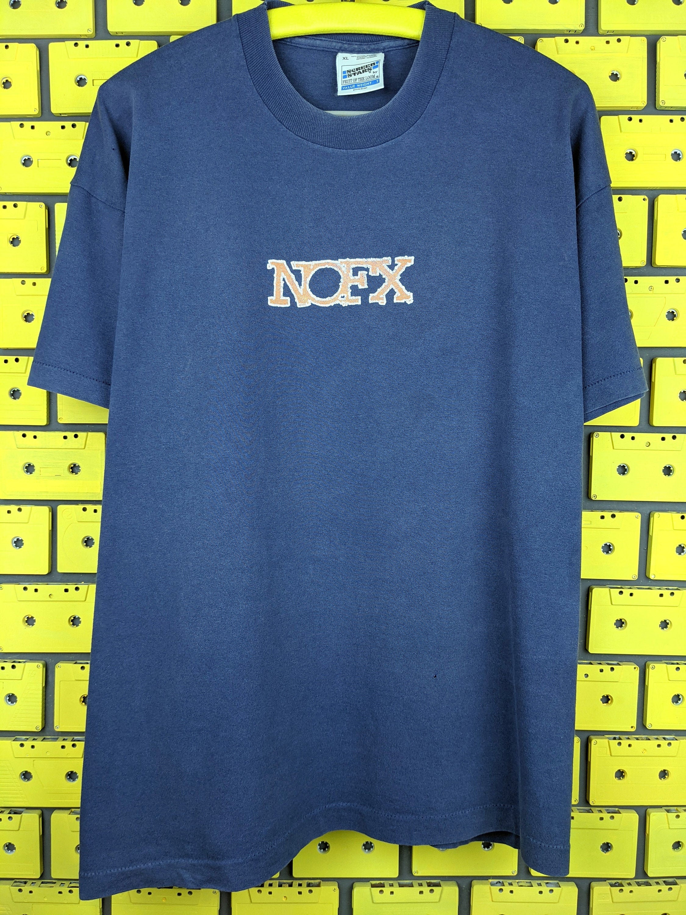 Vintage 90s NOFX T-shirt Punk in Drublic Licker Bottle Skate - Etsy