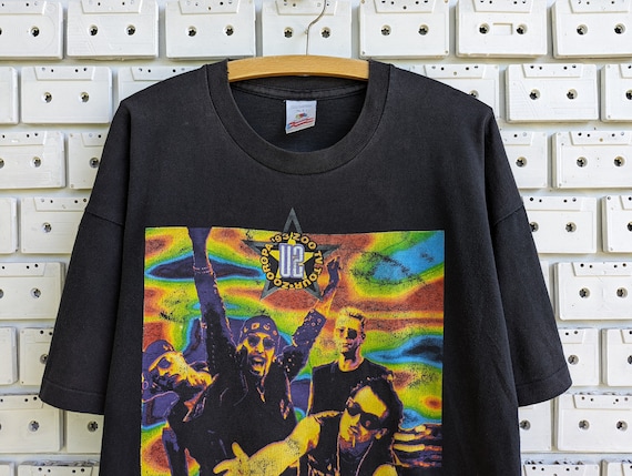 Vintage 1993 U2 Zooropa T-shirt Irish Alternative Rock Post Punk