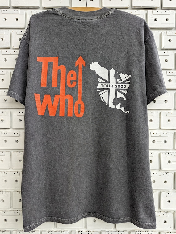 Vintage 2000 the Who T-shirt Upstaging Inc Tour Crew English Hard