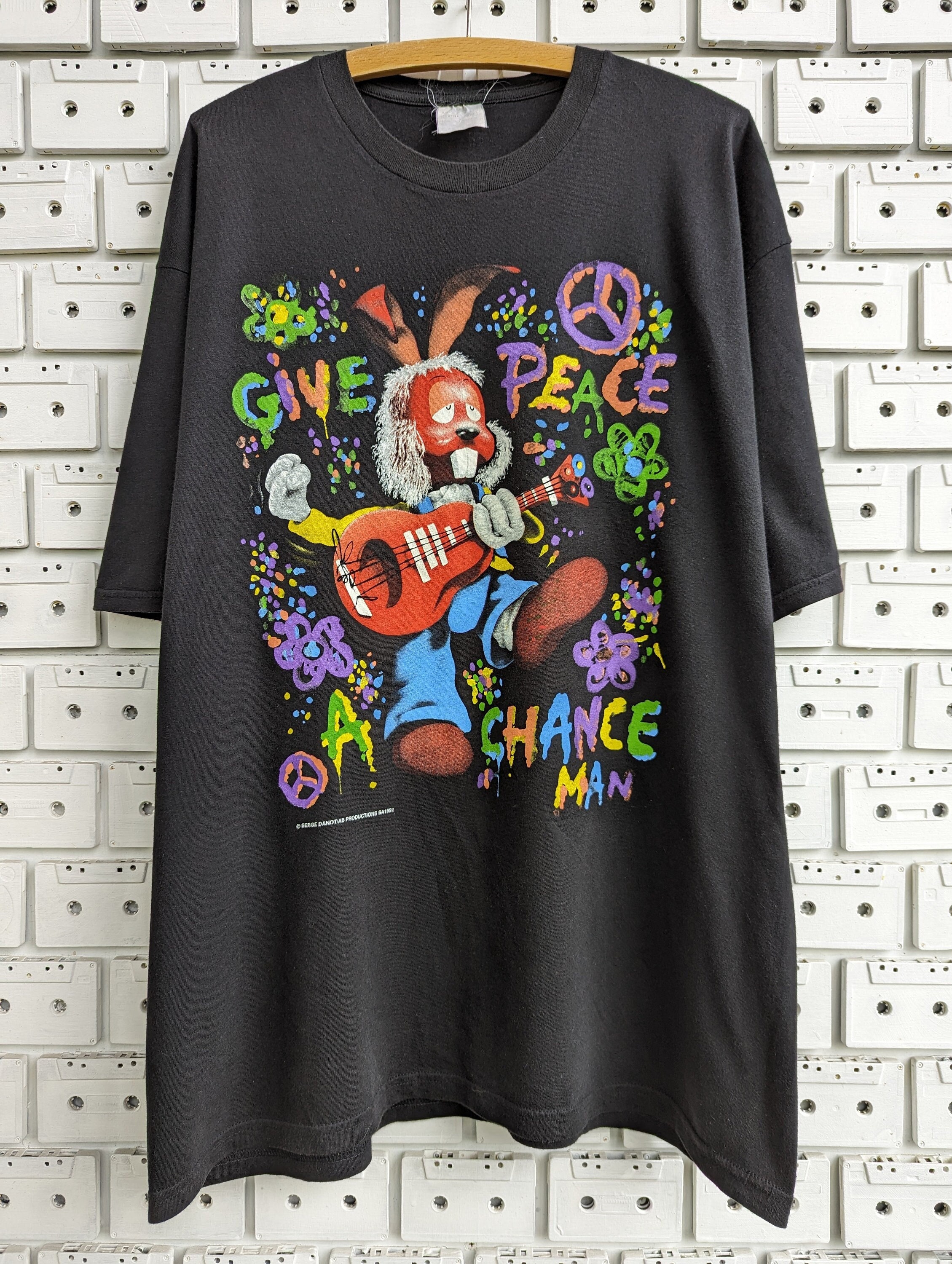 Vintage 1992 the Magic Roundabout T-shirt Dylan Rabbit BBC