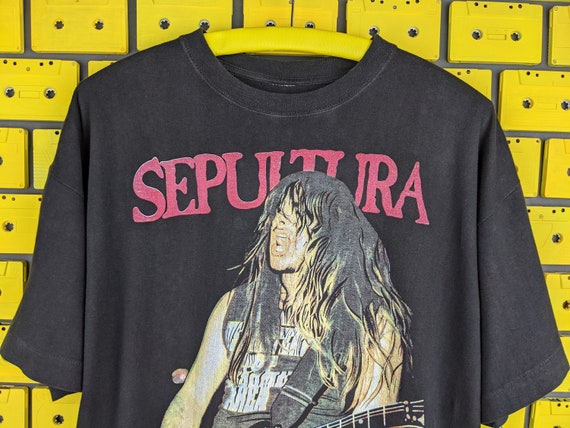 Vintage 90s Sepultura T-shirt Andreas Kisser Brazilian Heavy - Etsy