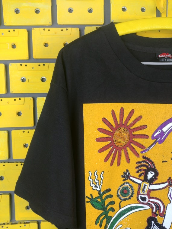 Vintage 1993 Midnight Oil T-shirt Earth Sun and Moon Tour Promo