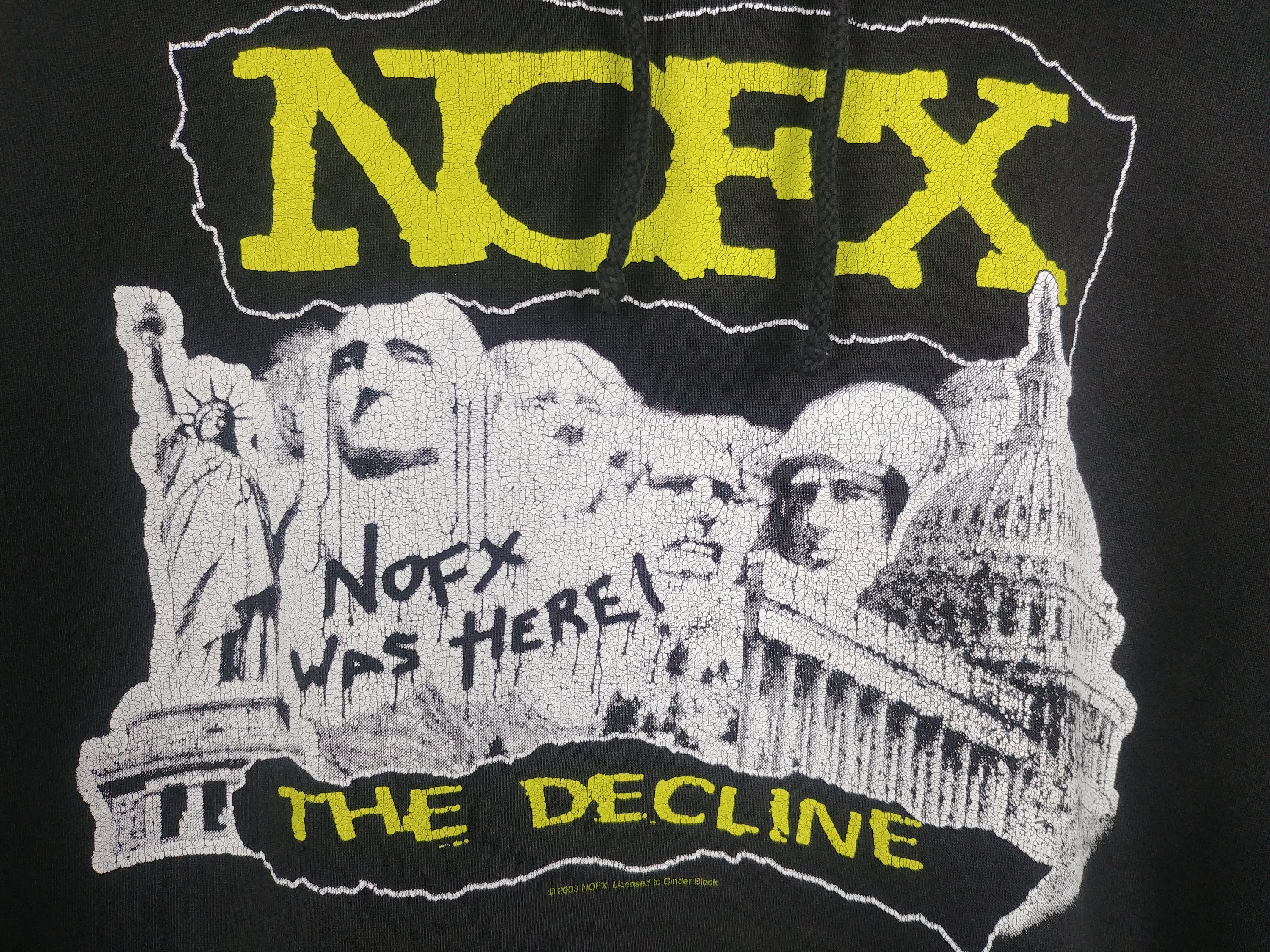 野村訓市着 ヴィンテージ　NOFX “The Decline” tシャツ［L］ Rare Vintage NOFX The Decline Shirt - TokoPyramid