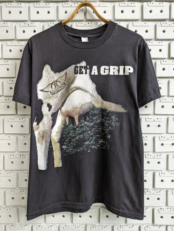 Buy Vintage 90s Aerosmith Get A Grip T-shirt Hard Rock Glam Metal
