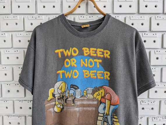 Vintage 1999 The Simpsons T-Shirt "Two Beer Or No… - image 10