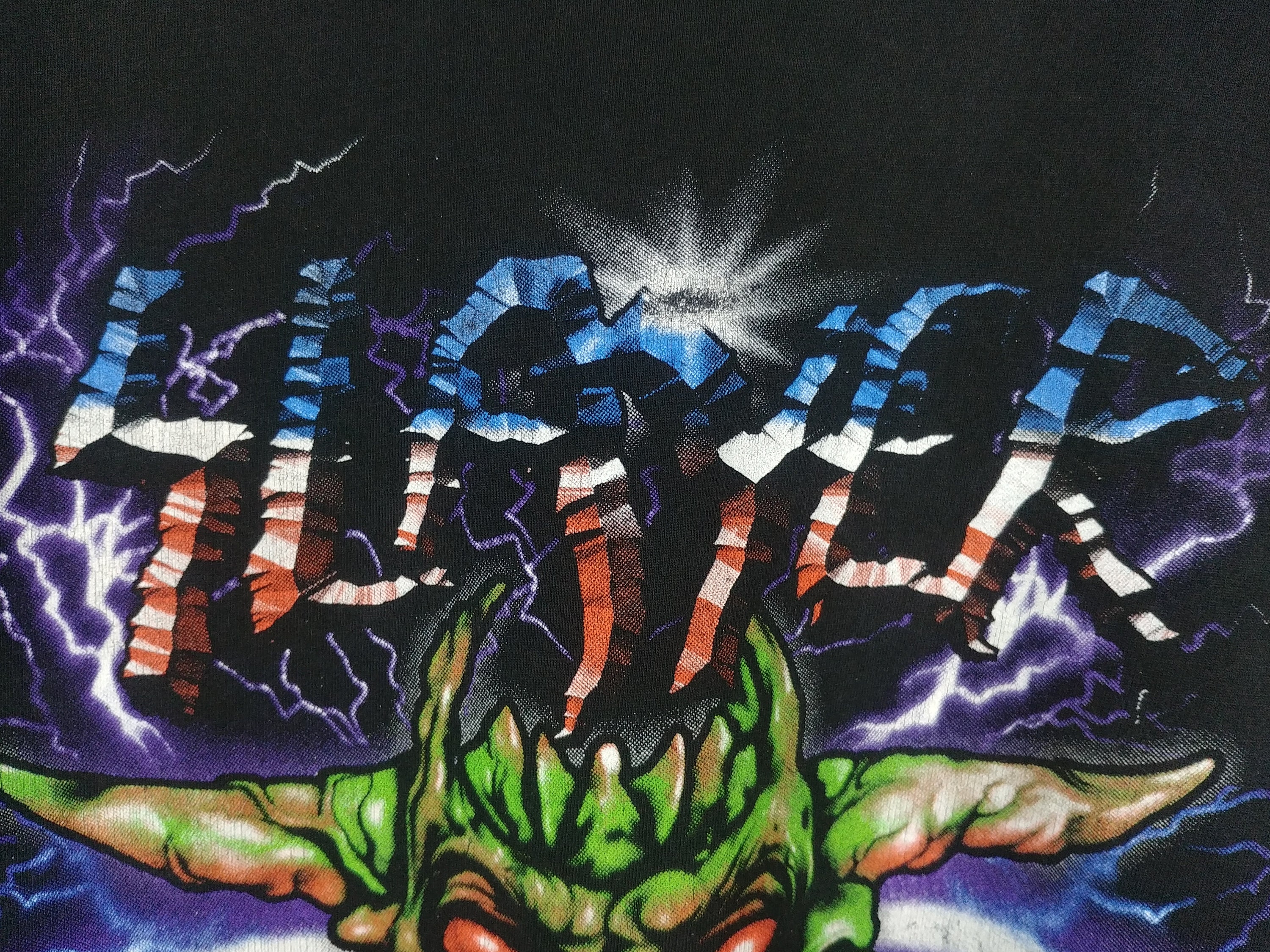 Vintage 90s Slayer Band T-shirt Diabolus in Musica Thrash Metal