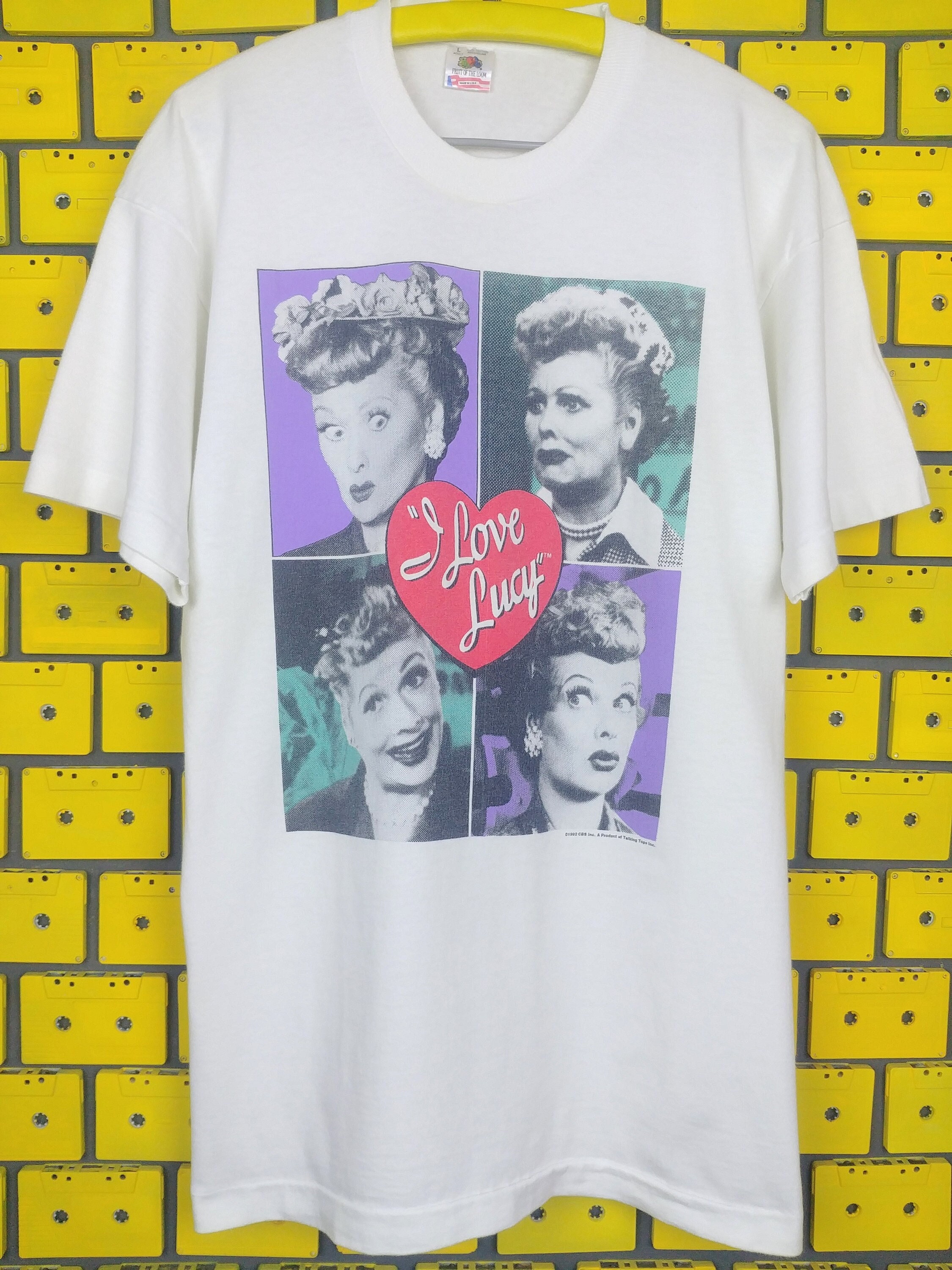 ヴィンテージ 1992 アイ・ラブ・ルーシー Tシャツ アメリカのテレビ 