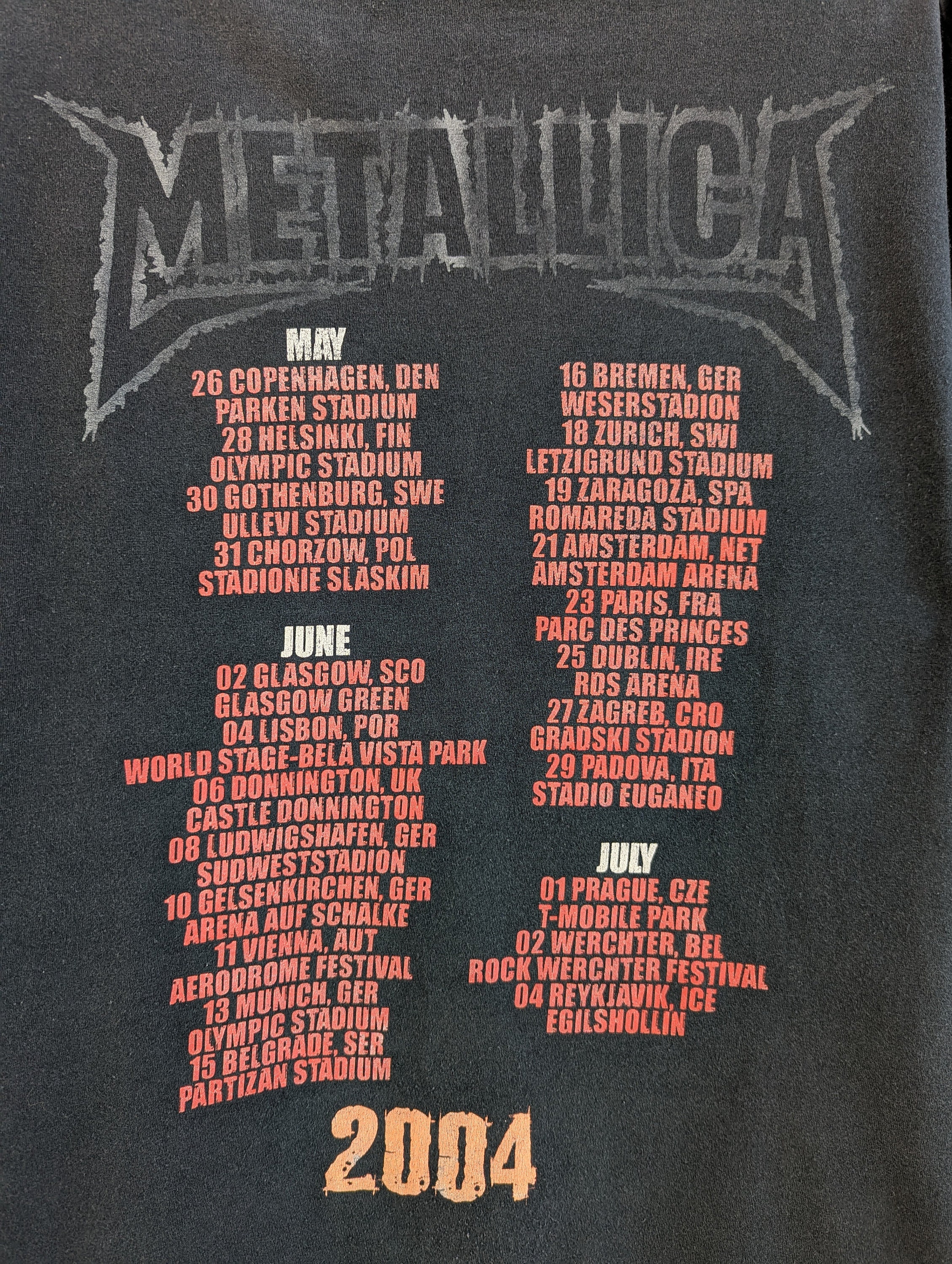 ヴィンテージ 2004 メタリカ Tシャツ St.Anger アルバム プロモ