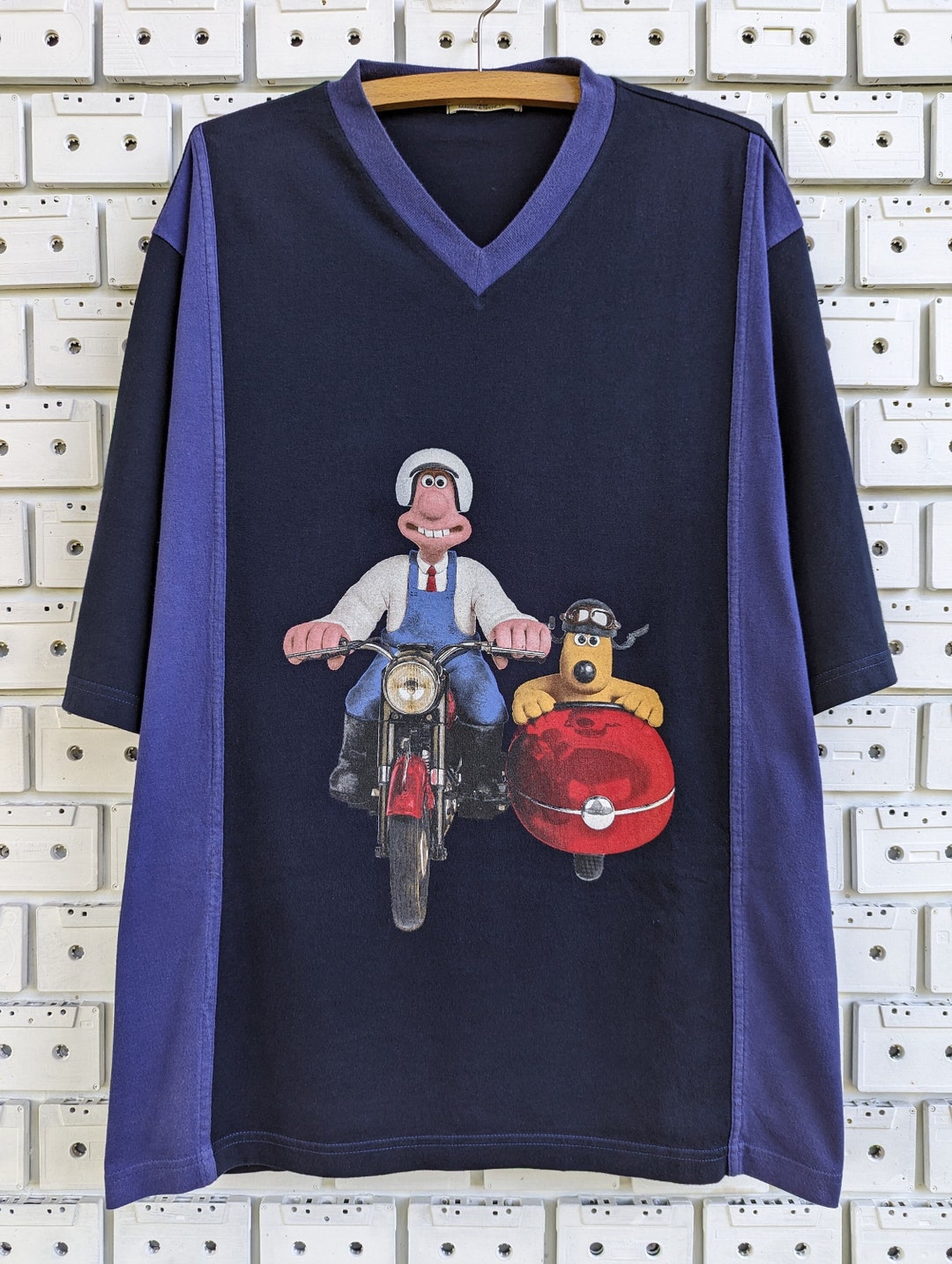 Vintage 1997 Wallace and Gromit Tshirt British Claymation Etsy