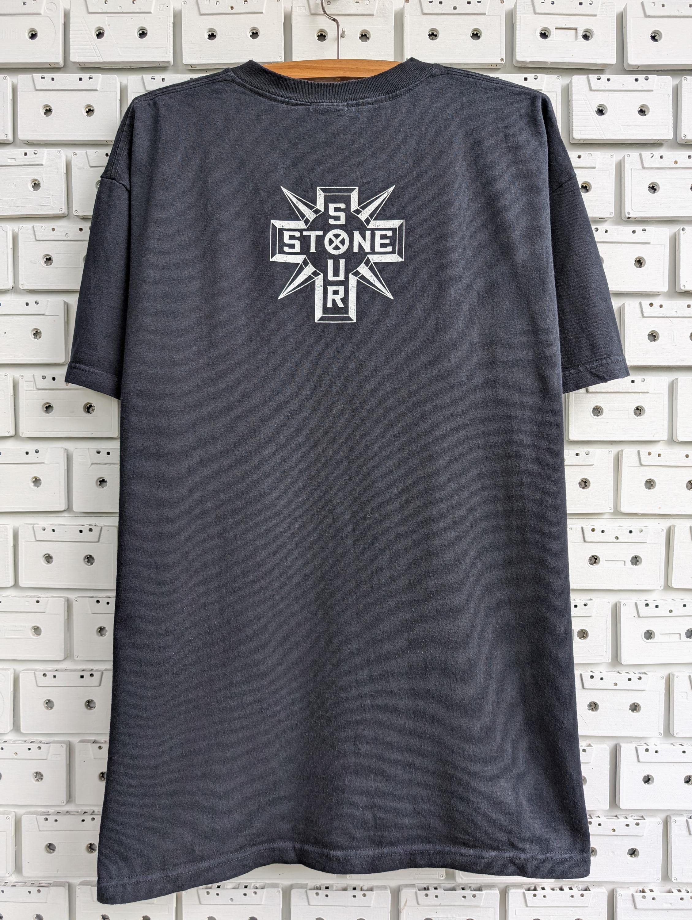 Vintage 00s Stone Sour T-shirt Alternative Metal Hard Rock Post 