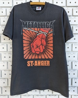 Vintage 2004 Metallica T-shirt St.anger Album Promo European Tour