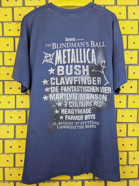 ヴィンテージ 1997 メタリカ ブラインドマンズ ボール Tシャツ 