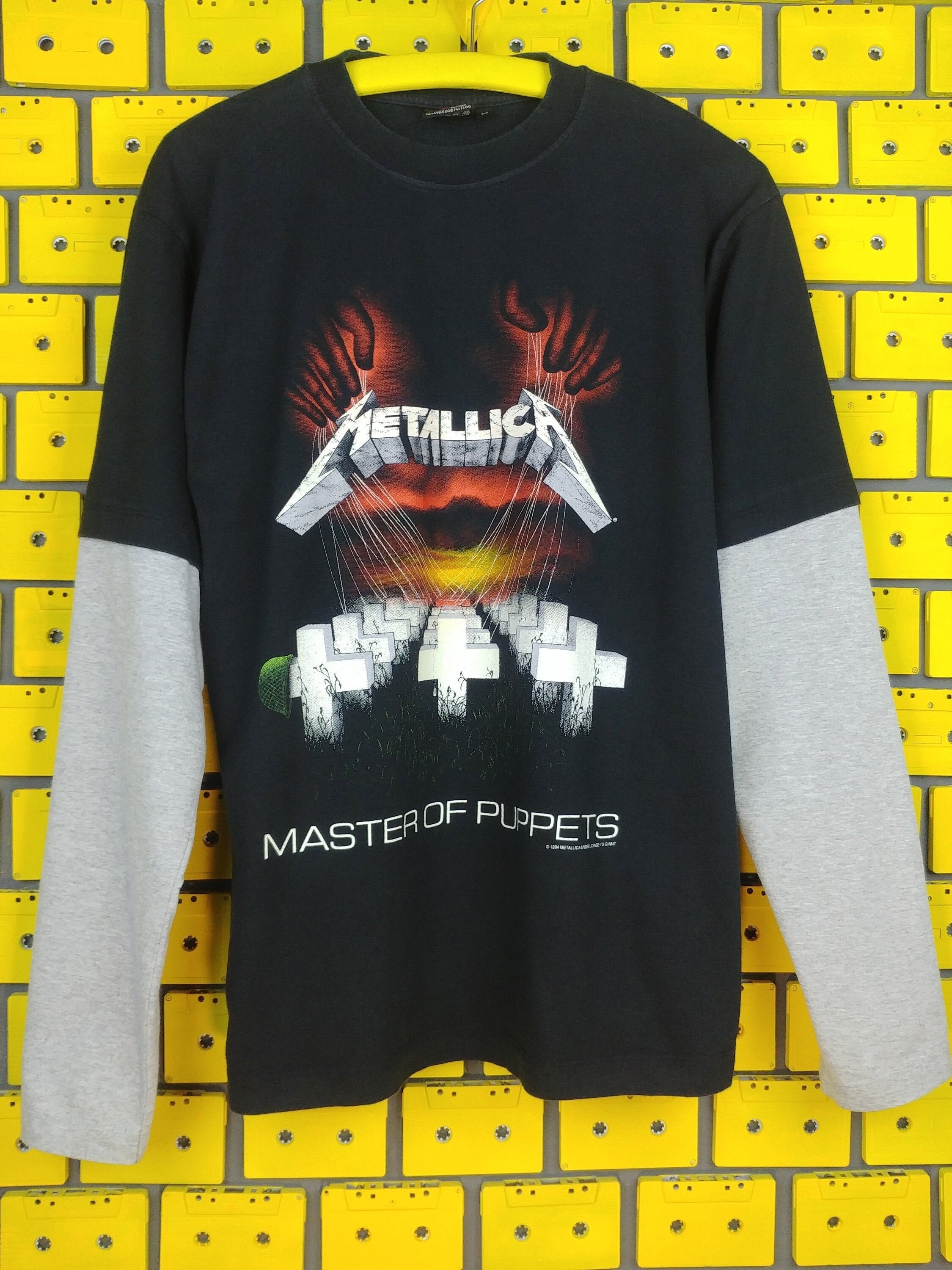 Vintage 1994 Metallica Long Sleeve Shirt Master of Puppets Thrash