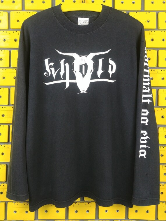 ヴィンテージ 2002 Khold バンド シャツ ブラック メタル ファントム 