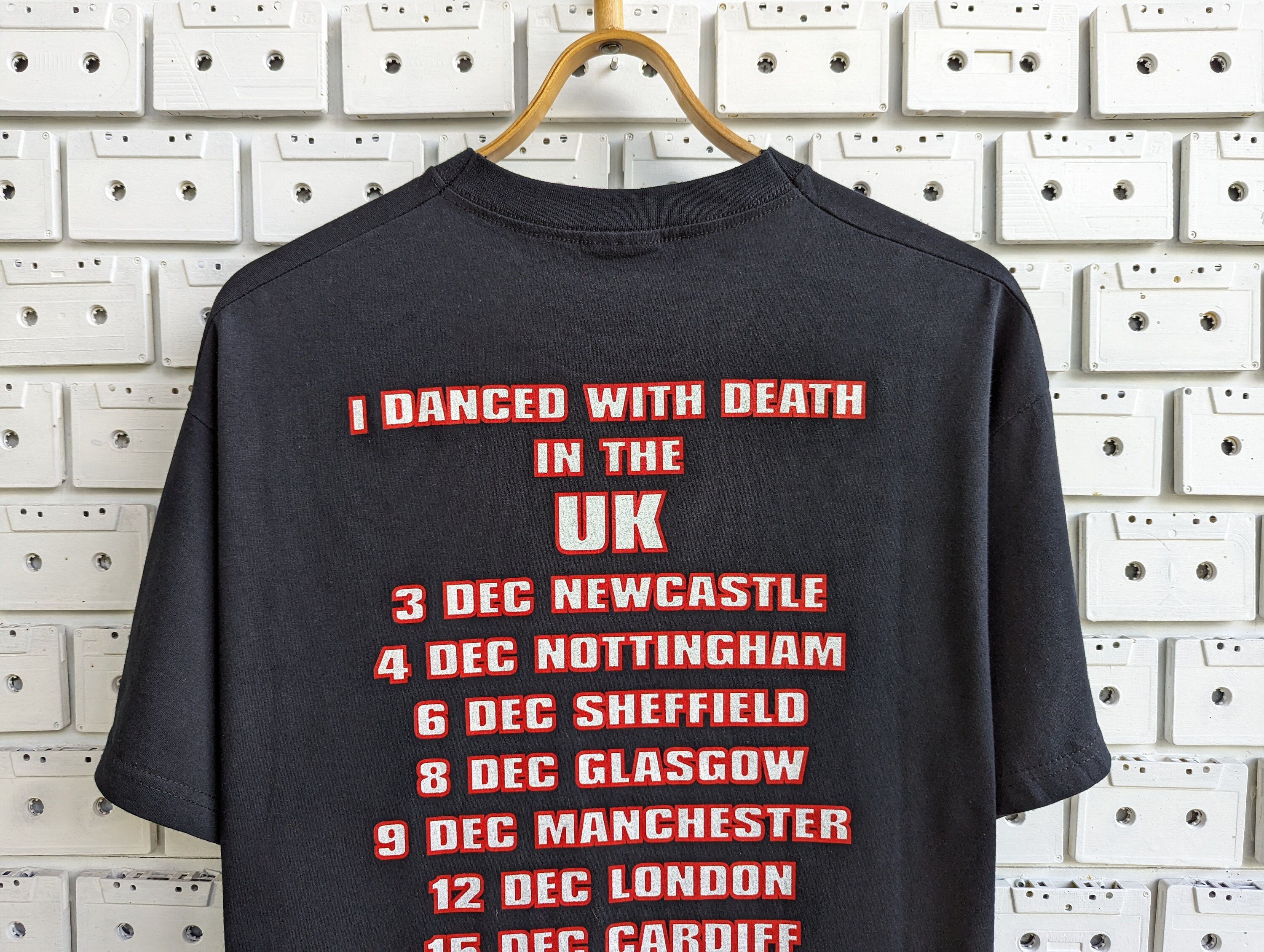 Vintage 2003 Iron Maiden T-shirt Dance of Death World Tour English