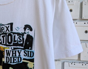 Vintage 90s 00s Sex Pistols T-shirt Sid Vicious English Punk Rock