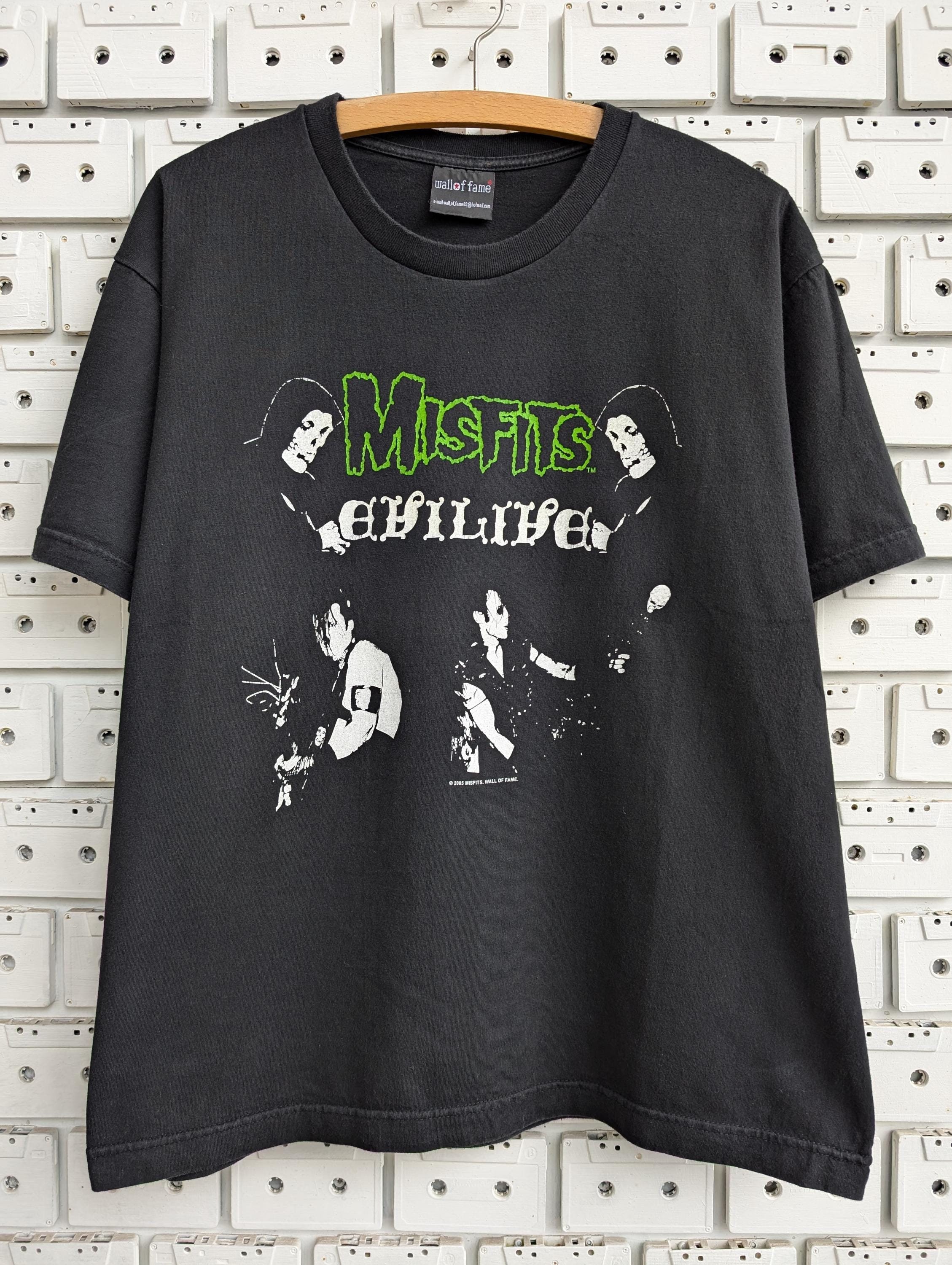 Vintage 2005 Misfits Evilive T-shirt Horror Hardcore Punk Rock
