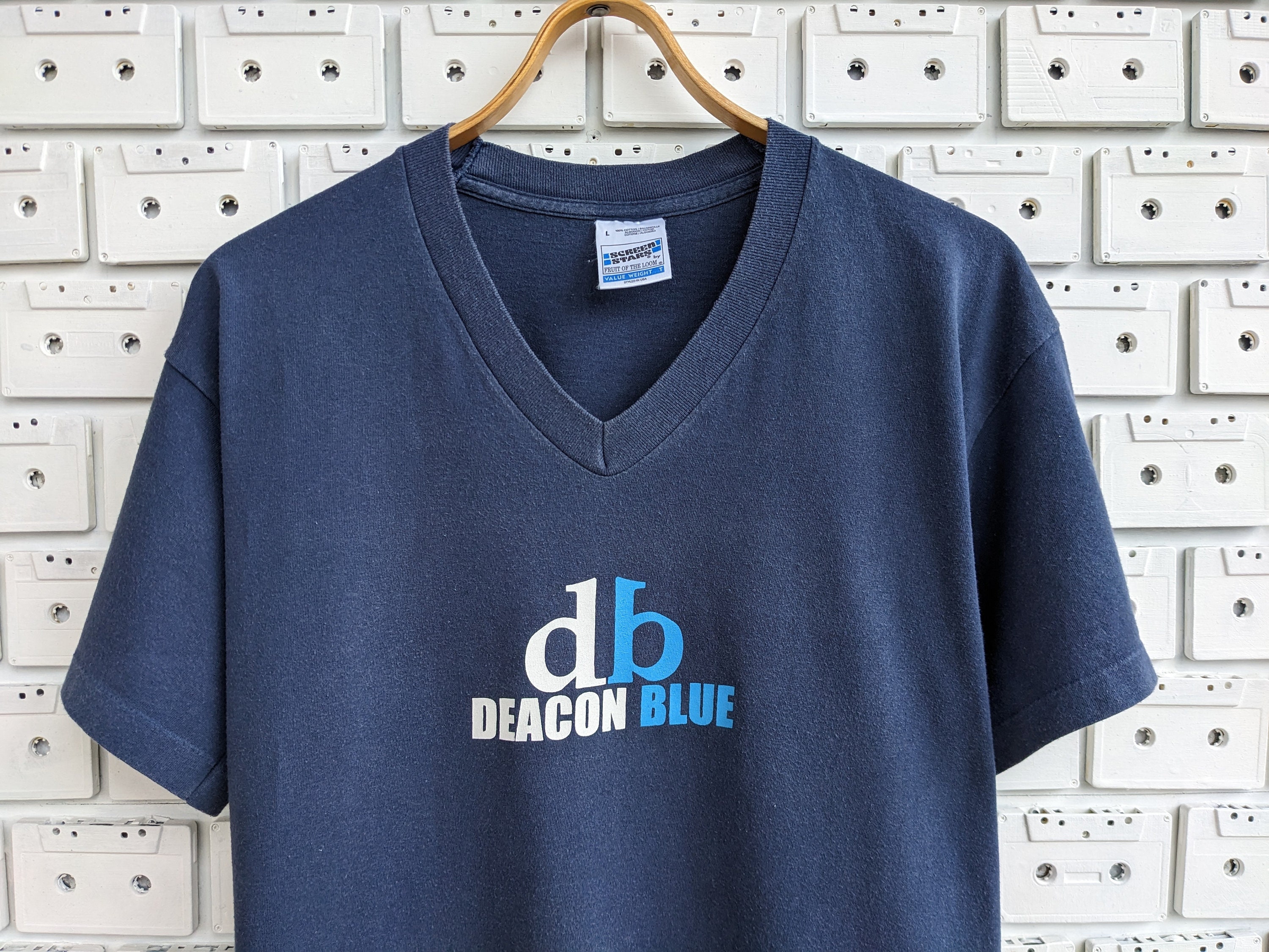Vintage 90s Deacon Blue T-shirt Scottish Contemporary Pop Rock 