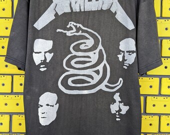 Vintage 90s Metallica Rare Bootleg T-shirt Thrash Heavy Speed