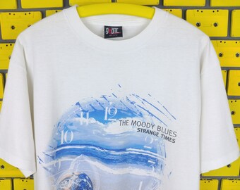 THE MOODY BLUES STRANGE TIMES Tシャツ L バンド THE MOODY BLUES STRANGE TIMES Tシャツ L バンド