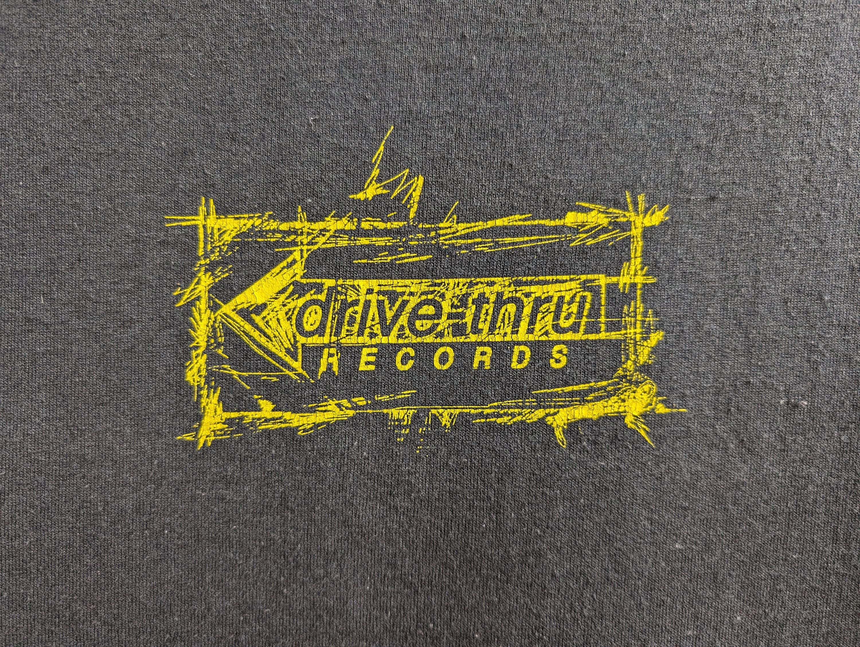 90s drive thru records レーベルT カットオフシャツXL