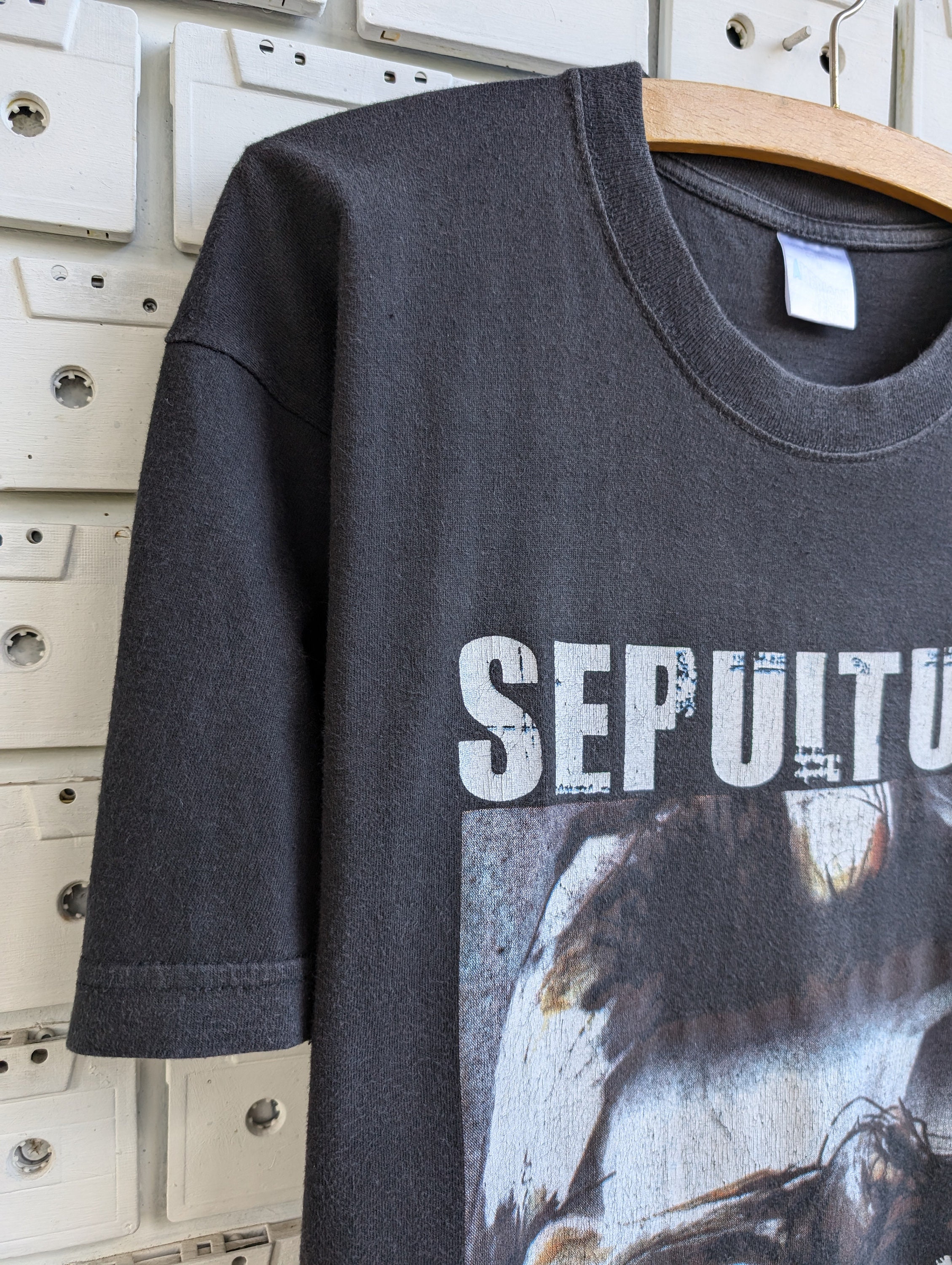 【JOHNBULL】rebear 25070587003330 AP STUDIO 取扱い VINTAGE CRUSHED T-SHIRTS半袖Tシャツ JUST ARRIVED ! rebear by Johnbull VINTAGE CRUSHED T-SHIRTS