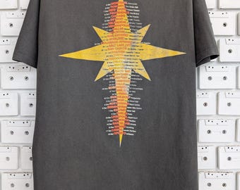 Vintage 1993 Brian May Tour T-shirt Queen Rock Band English