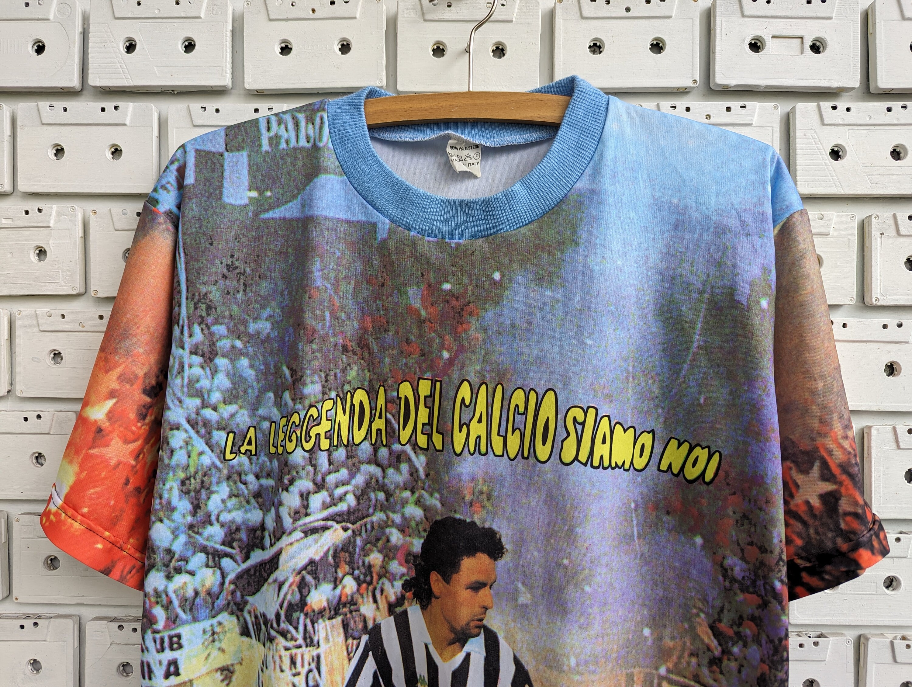 Vintage 90s Roberto Baggio Jersey Shirt Juventus FC Soccer