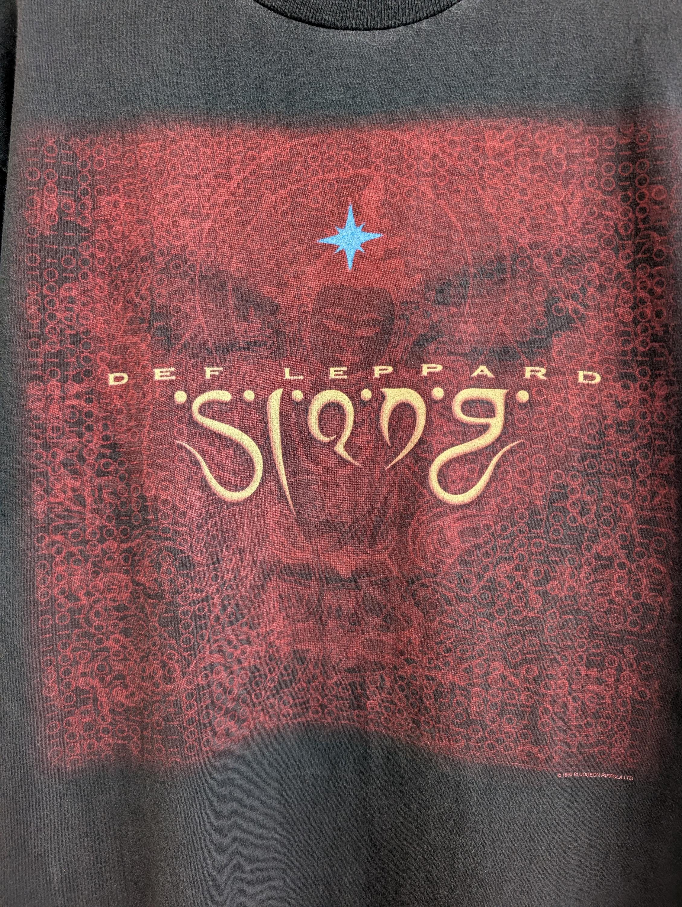 Def Leppard Slang 1996 ヴィンテージTシャツ Vintage 1996 Def Leppard Slang Tour T-shirt Hard Rock Heavy Glam