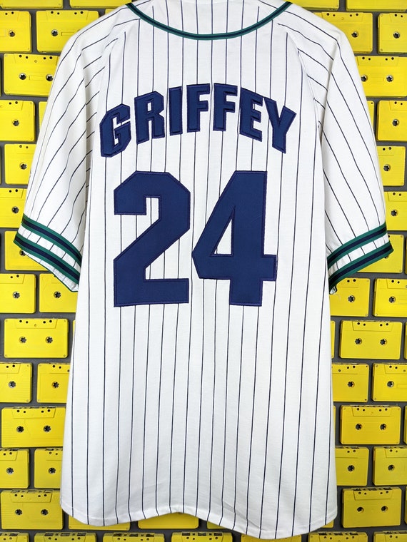 Vtg Starter MLB Seattle Mariners Ken Griffey Jr. Baseball Jersey