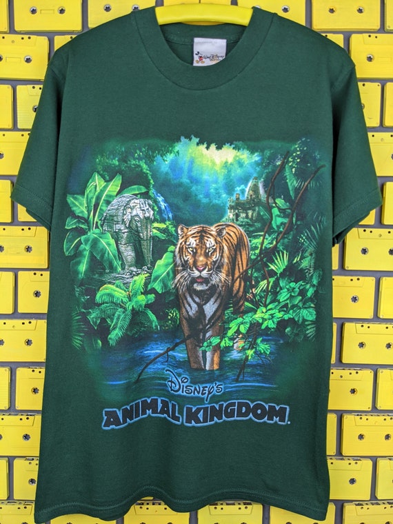 Vintage 90s Disney Animal Kingdom T-Shirt Jungle … - image 1