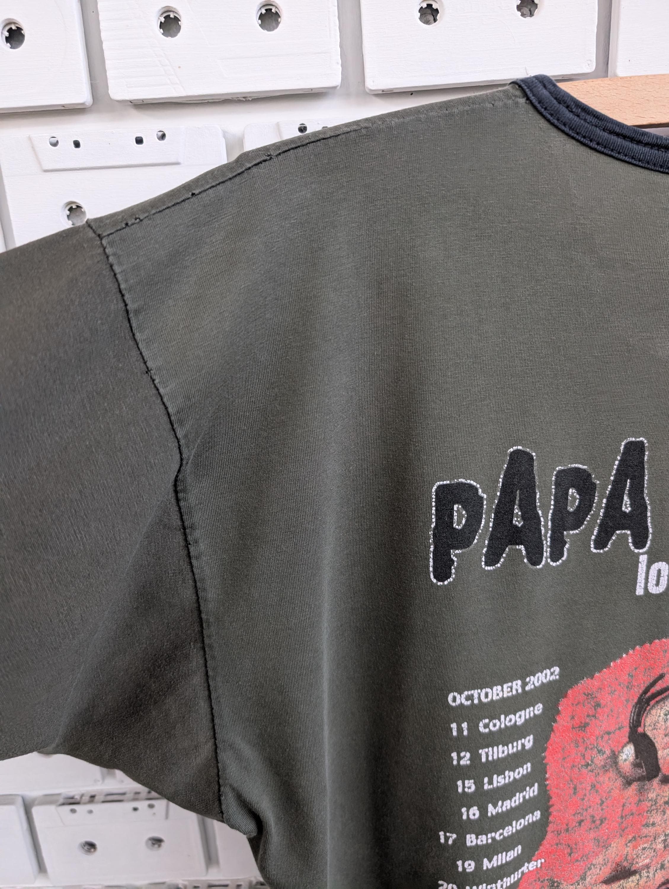 Vintage 2002 Papa Roach T-shirt Lovehatetragedy European Tour 