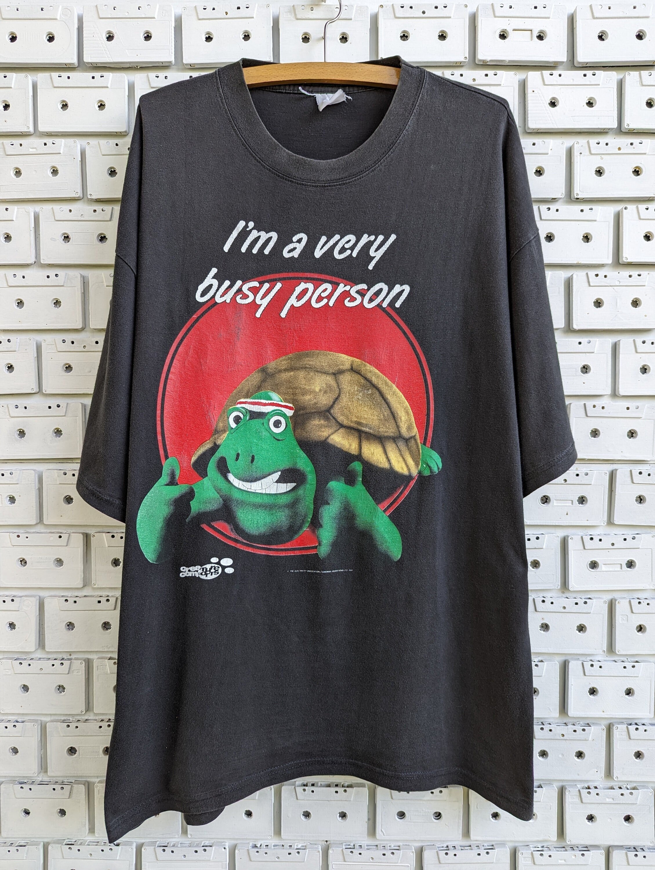 ヴィンテージ 1991 フランク・ザ・トータス Tシャツ クリーチャー