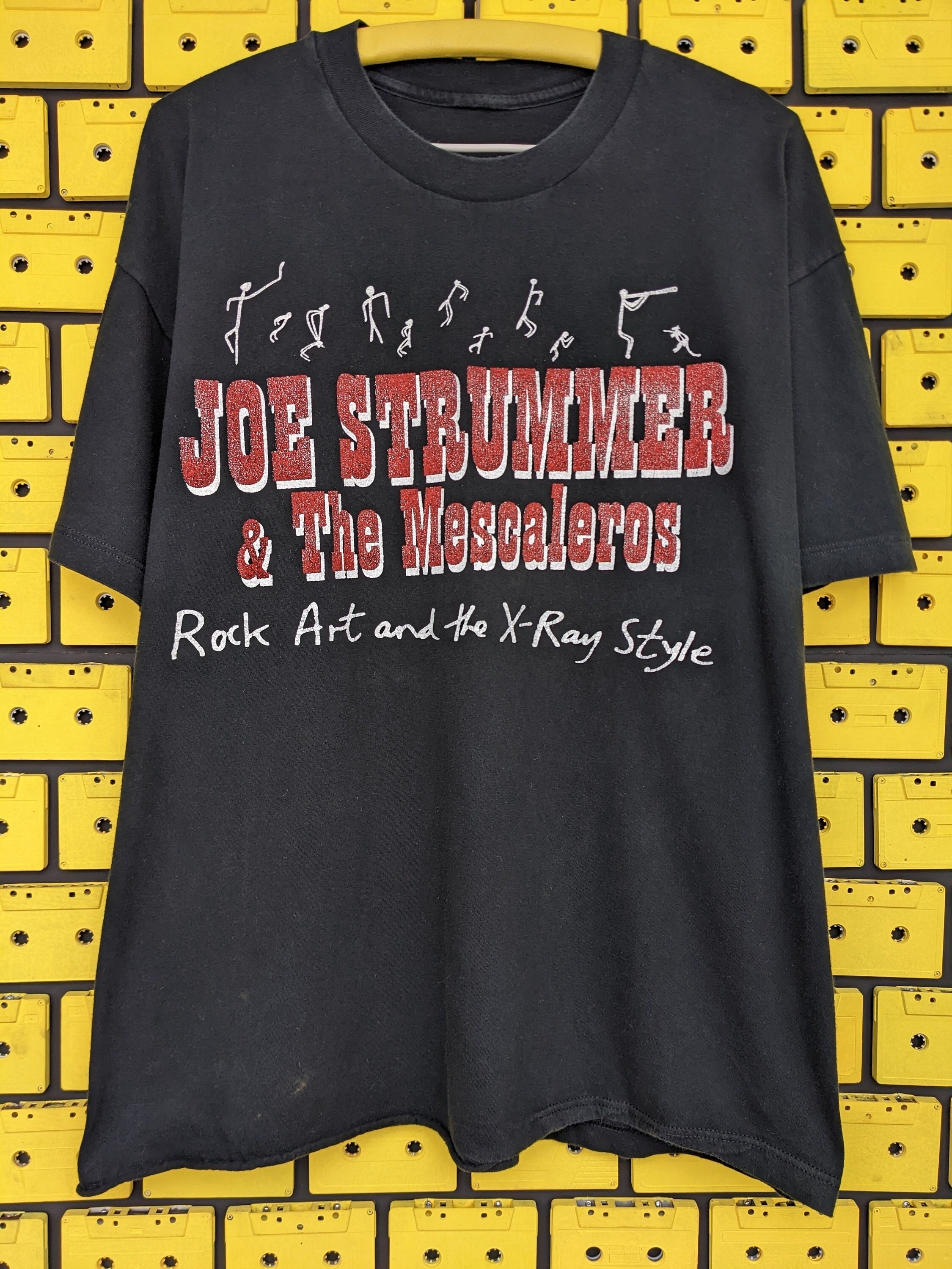Vintage 2000 Joe Strummer & the Mescaleros T-shirt Rock Art and