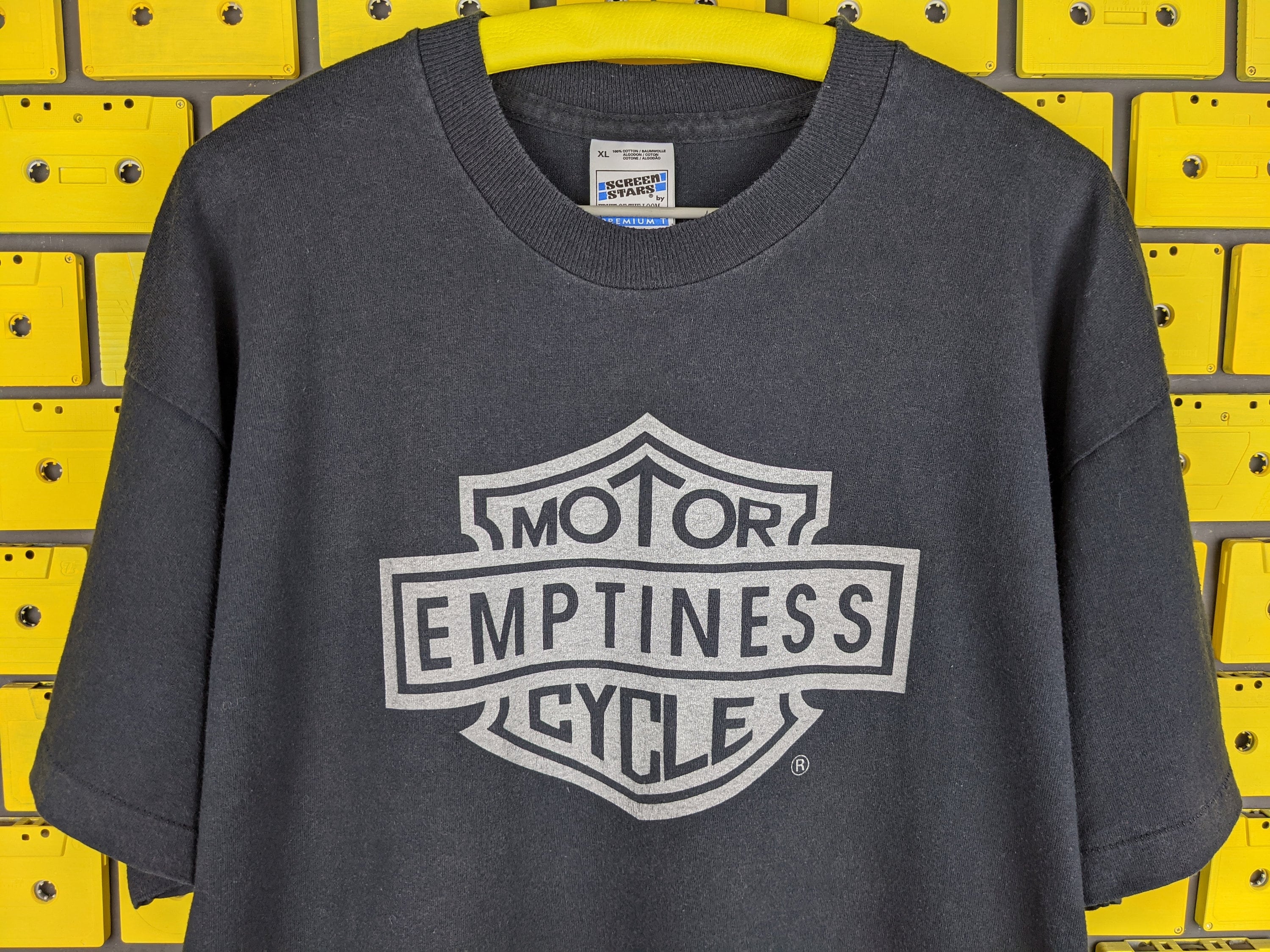 Vintage 90s Manic Street Preachers T-shirt Motorcycle Emptiness