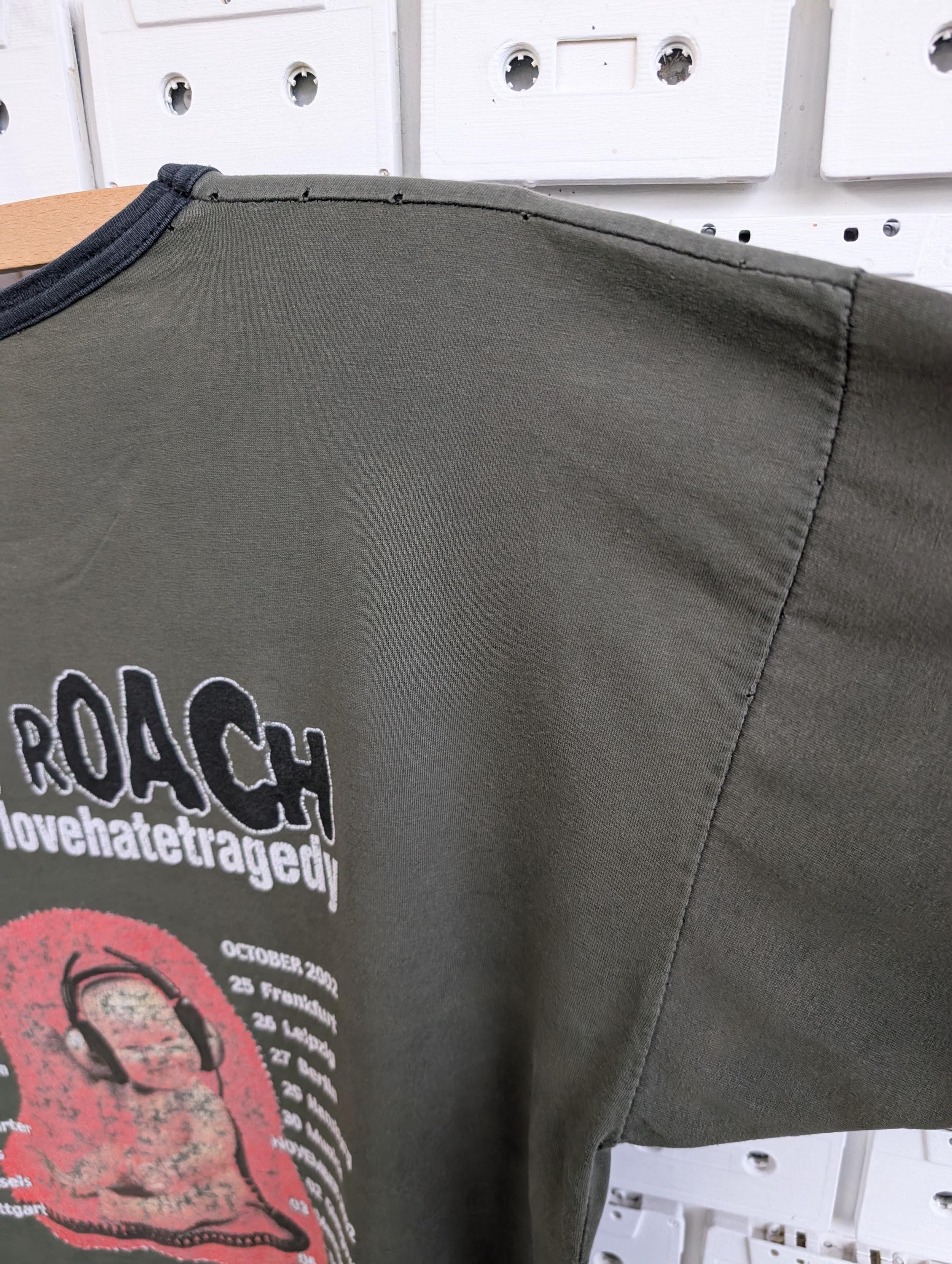 Vintage 2002 Papa Roach T-shirt Lovehatetragedy European Tour 