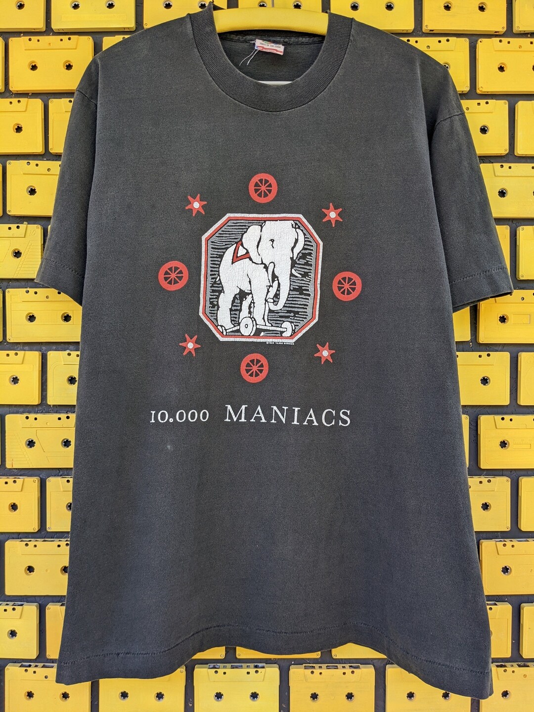 Vintage 1989 10000 Maniacs T-shirt Blind Man Zoo Tour Alternative