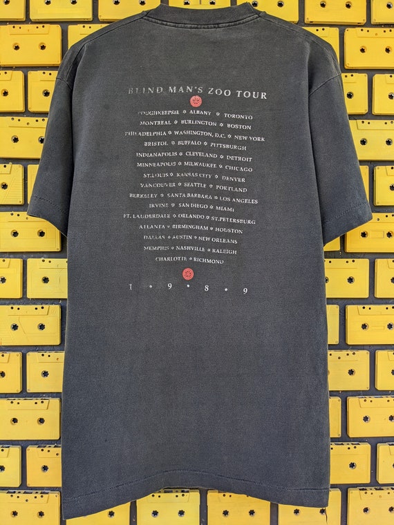 Vintage 1989 10000 Maniacs T-shirt Blind Man Zoo Tour Alternative 