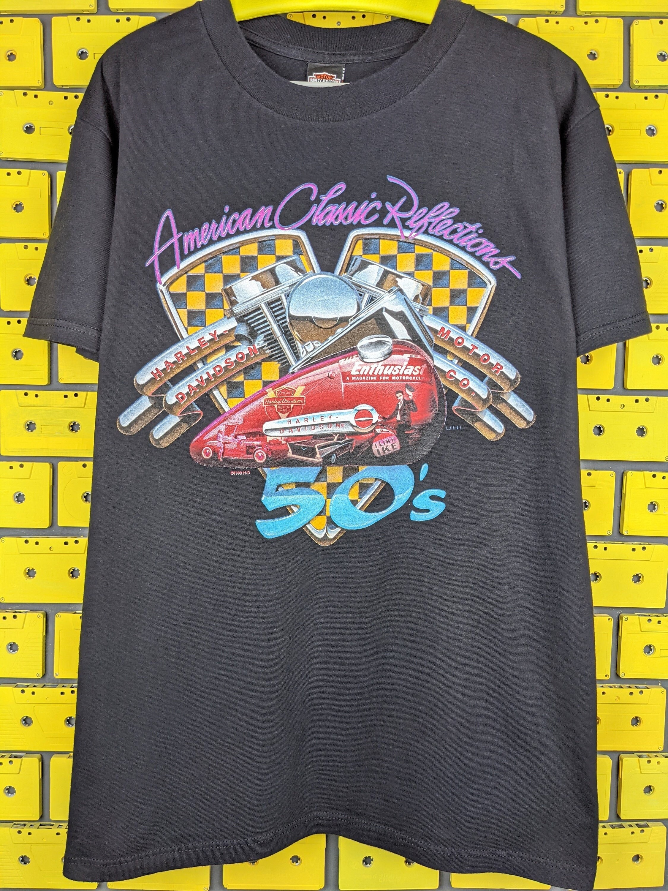 Harley-Davidson Tシャツ American Classics Vintage 1998 Harley Davidson T-shirt American Classic Reflections
