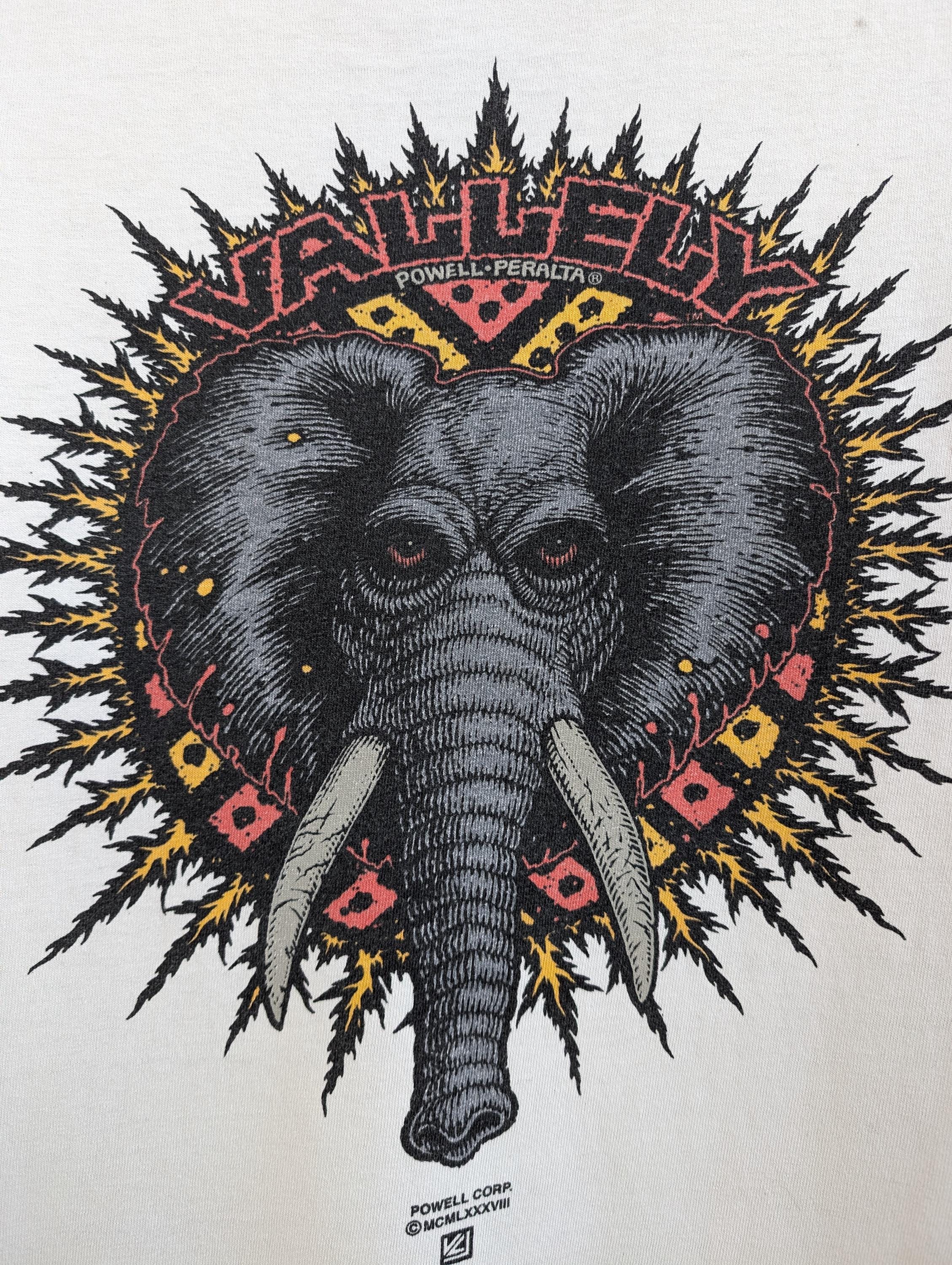 Vintage 2005 Powell Peralta T-shirt Mike Vallely Elephant Graphic 