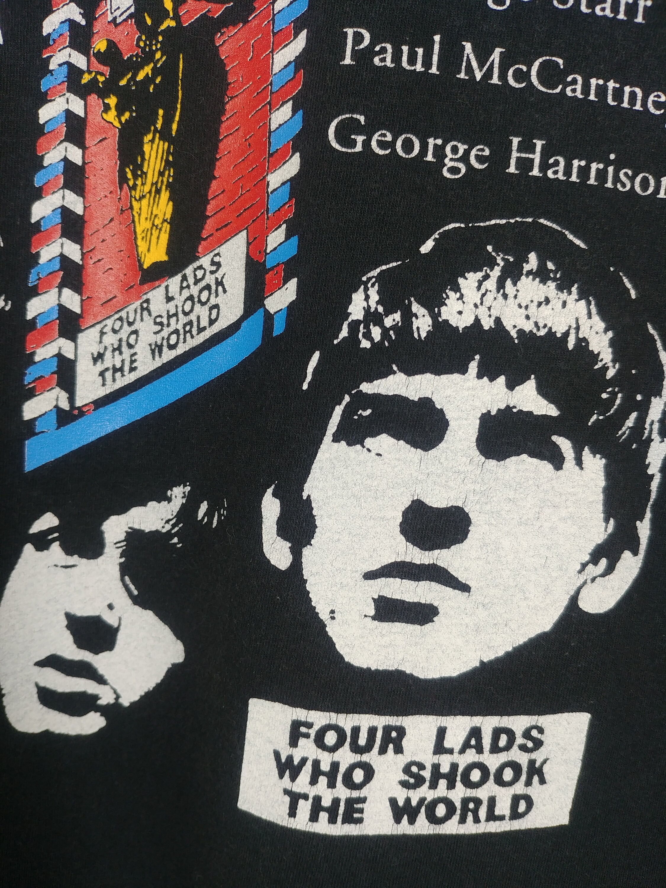 Vintage the Beatles Tshirt four Lads Who Shook the Etsy