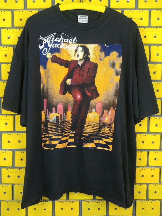 マイケルジャクソンヒストリーツアーTシャツ RARE 90s Michael Jackson HISTORY Tour Vintage Band Tee XXL MJ