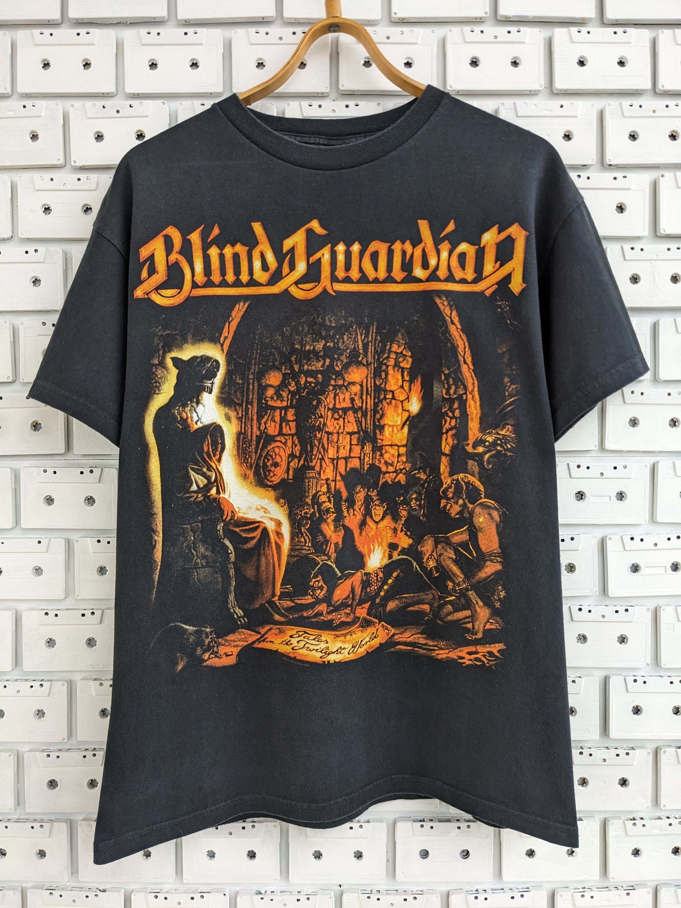 Vtg Stratovarius Band The Chosen Ones Cotton Black Full Size Unisex Shirt  KK518