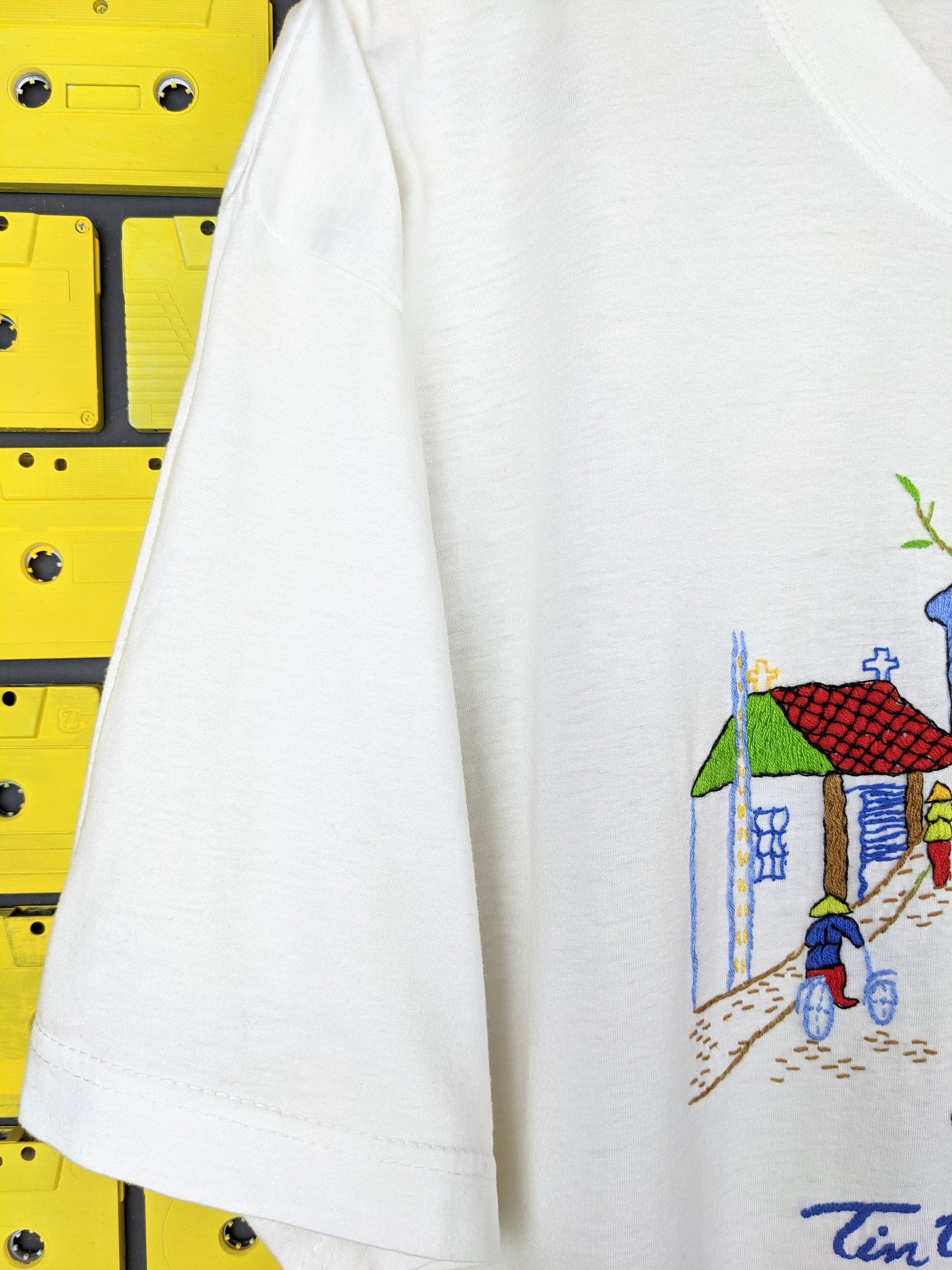 90 年代ヴィンテージ タンタンの冒険 T シャツ ベトナムのタンタン 